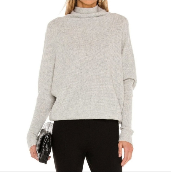 All Saints Sweaters - All Saints Ridley Grey Wool-Cashmere Blend Sweater XS
